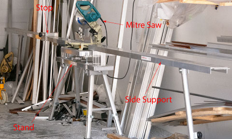 picture of a mitre saw stand