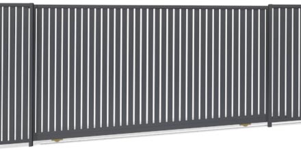 No-weld gate with a raked bottom rail