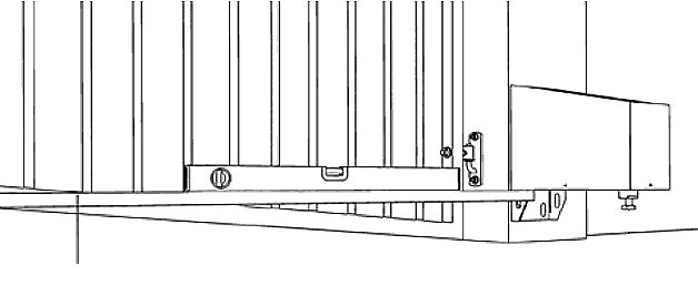 Height of Motor if gates has a raked bottom